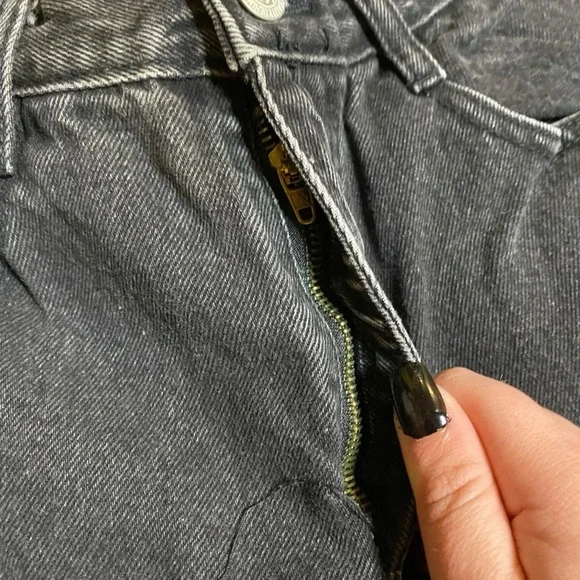 Vintage Ki-Ko-Mo Black High Rise Mom Jeans Size 25 - Picture 4 of 5